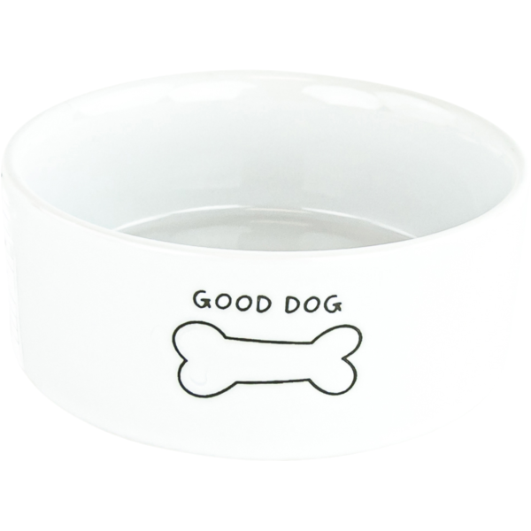 Play On Ceramic Good Dog Bowl