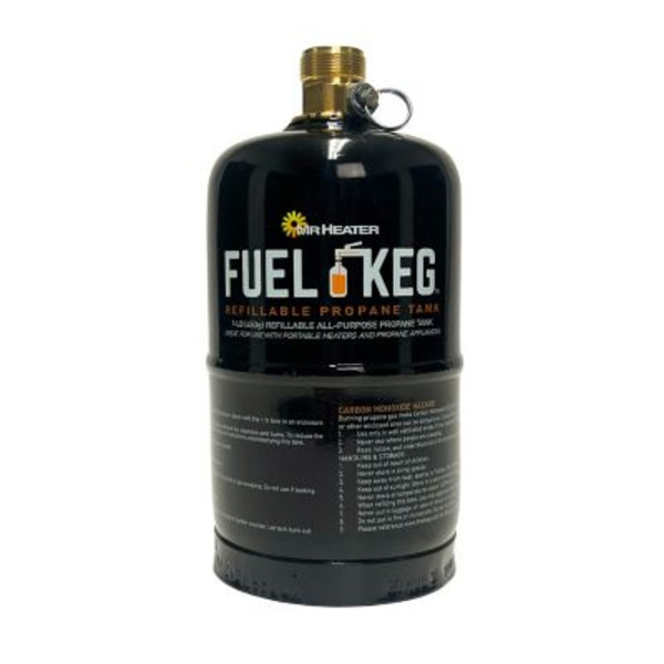 Mr. Heater 16 oz. Empty Fuel Keg Tank, Refillable Propane Tank