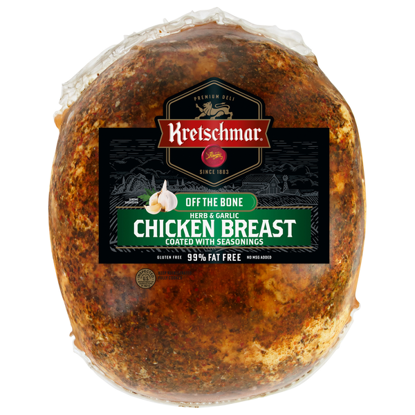 Kretschmar Chicken Breast, Herb & Garlic, Off the Bone