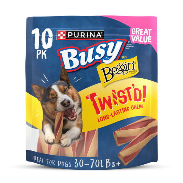 Purina Busy Twist'd with Beggin' Long-Lasting Chew Dog Treats
