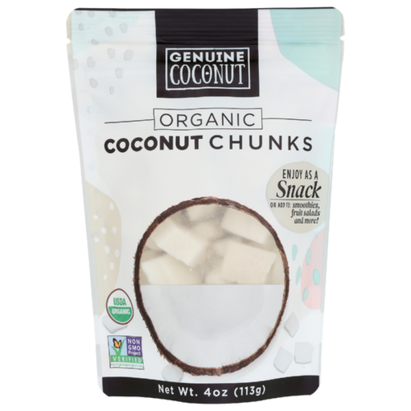 Genuine Coconut Organic Coconut Chunks