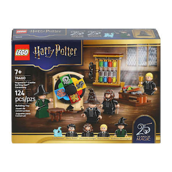 LEGO Harry Potter Hogwarts Castle Sorting Hat Ceremony 124 Piece Building Toy