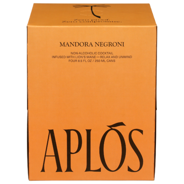Aplos Mandora Negroni Non-Alcoholic Cocktail 4 Pack
