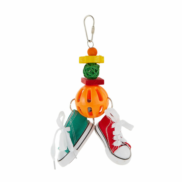 All Living Things Rattling Bird & Sneaker Bird Toy