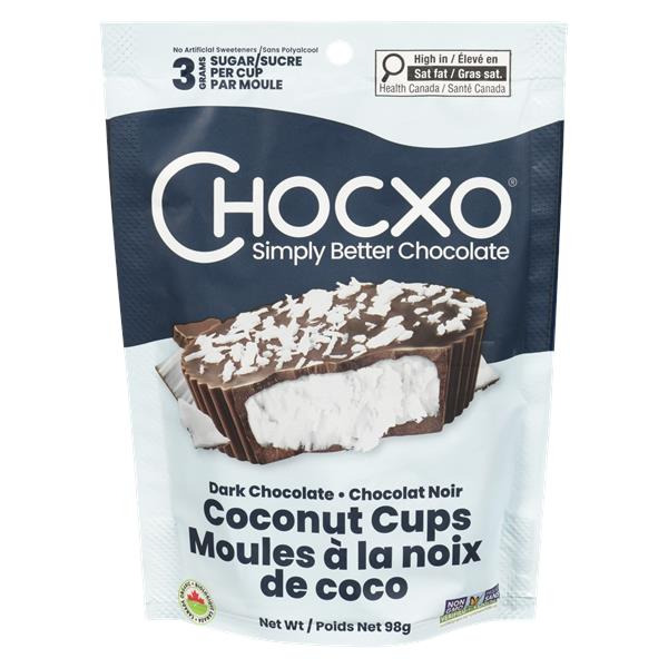 Chocoページ ChocXo Dark Chocolate Coconut Cups Same-Day Delivery or Pickup