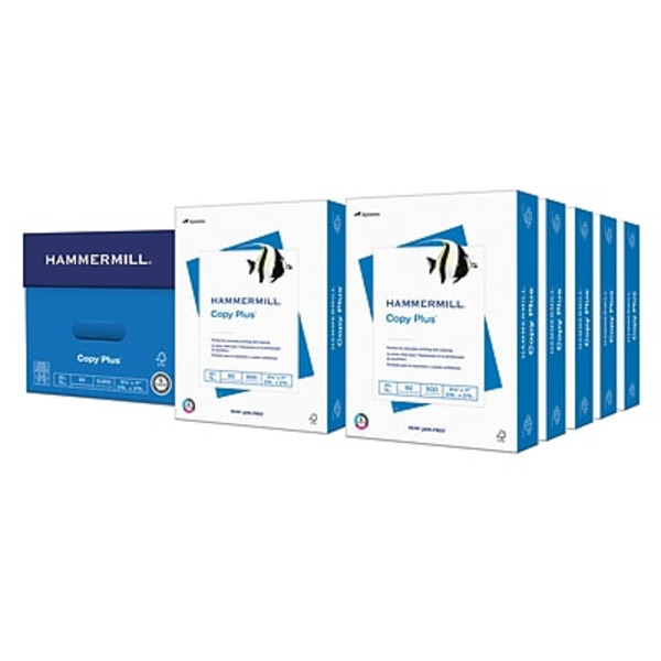 Hammermill 8.5" x 11", 20 Pounds & 92 Brightness Copy Plus Copy Paper
