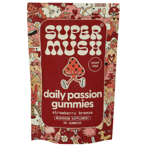 ジュリウス シェルマン /パームスプリングス Supermush Strawberry Breeze Daily Passion Gummies Same-Day