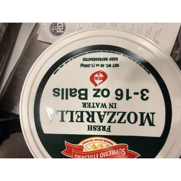 Supremo Italiano - Fresh Mozzarella in Water - 3 lbs