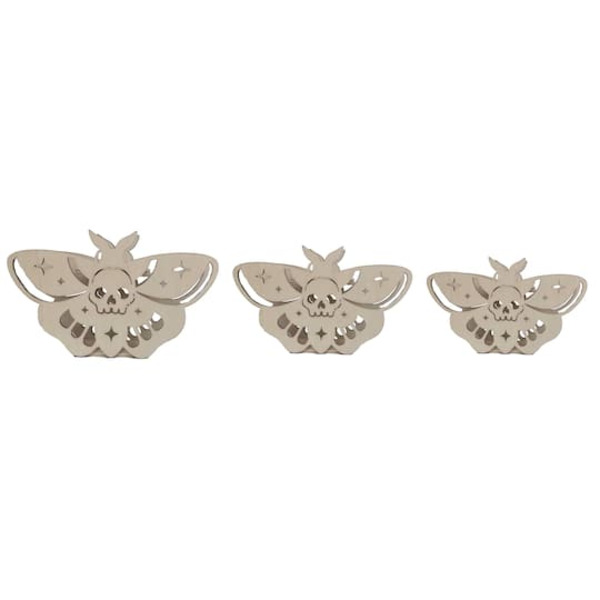 Make Market Death's-Head Moth Stackable DIY Wood Decor Set