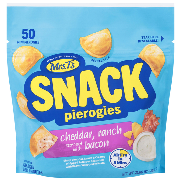 Giant Eagle Mrs. T's Pierogies, Cheddar, Ranch Seasoned with Bacon