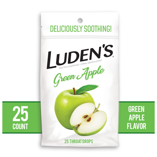 Luden's Soothing Throat Drops Green Apple Same-Day Delivery