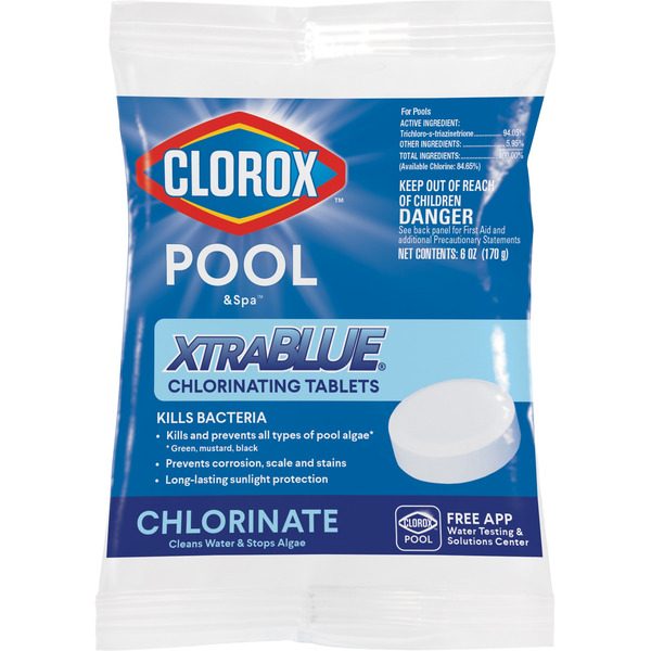 Clorox Pool&Spa XtraBlue 0.375 Pound(s) Individual 3-in Tablets Chlorine