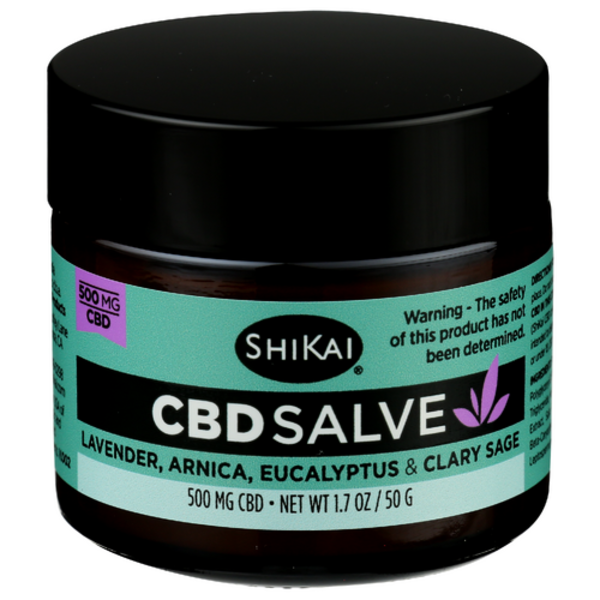 Shikai CBD Salve 500mg Lavender, Arnica, Eucalyptus & Clary Sage