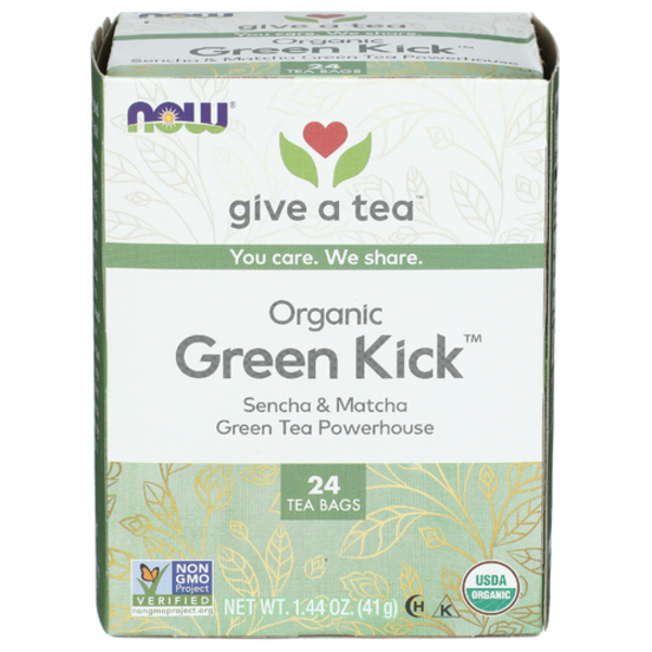 Now Organic Green Kick Tea