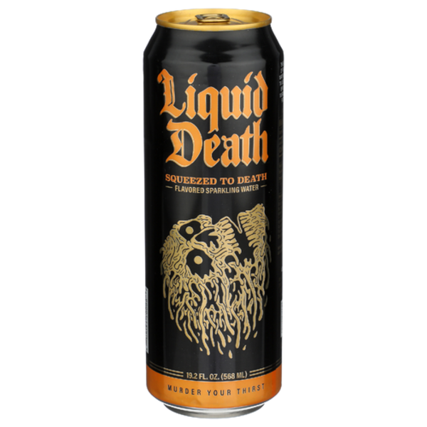 Liquid Death Squeezed To Death Sparkling Water