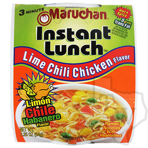 Maruchan - Chicken, Chili & Lime Flavored Cup Noodle Soup - 12/2.25 oz Cup