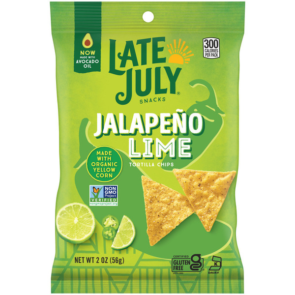 LATE JULY Snacks Jalapeño Lime Tortilla Chips