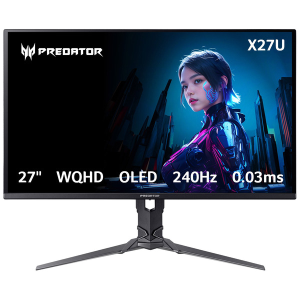 Acer 26.5" Predator X27U OLED WQHD 240Hz Gaming Monitor