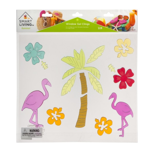 Smart Living Summer Window Gel Clings (1 ct) Instacart