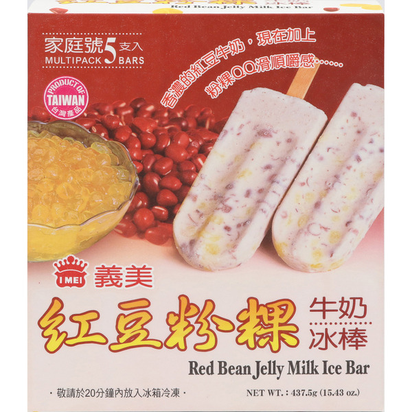 I-Mei Red Bean Jelly Milk Ice Bar