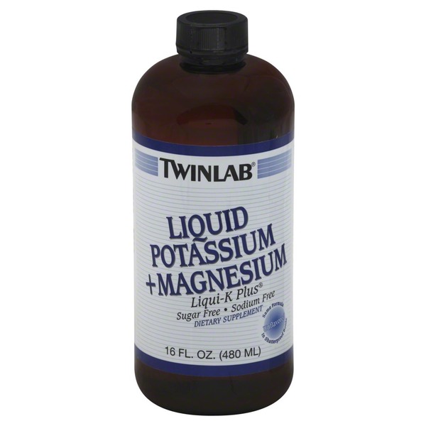 Twinlab Liquid Potassium + Magnesium, Unflavored (16 oz) Instacart