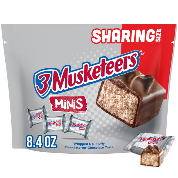 3 Musketeers Minis Milk Chocolate Candy Bars Sharing Size
