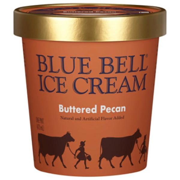 Blue Bell Buttered Pecan Ice Cream