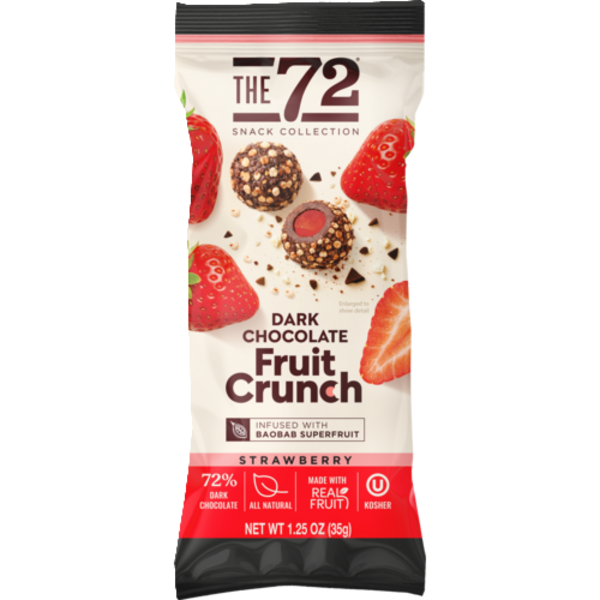 72 Snack Collection Strawberry Dark Chocolate Fruit Crunch