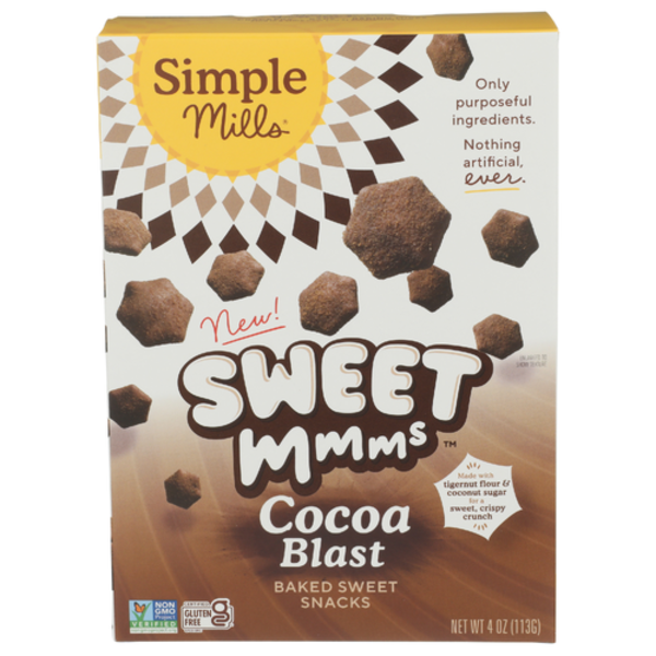 Simple Mills Cocoa Blast Sweet Mmms Baked Sweet Snacks