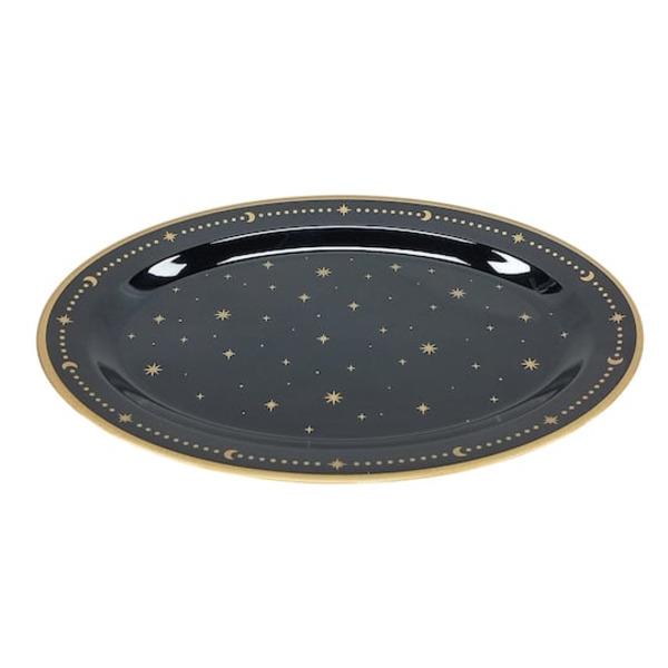 Celebrate It Bound by Magic Stars Melamine Oval Platter, 14 x 10 in