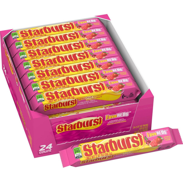 Starburst - FaveREDs Candy - 24 Ct