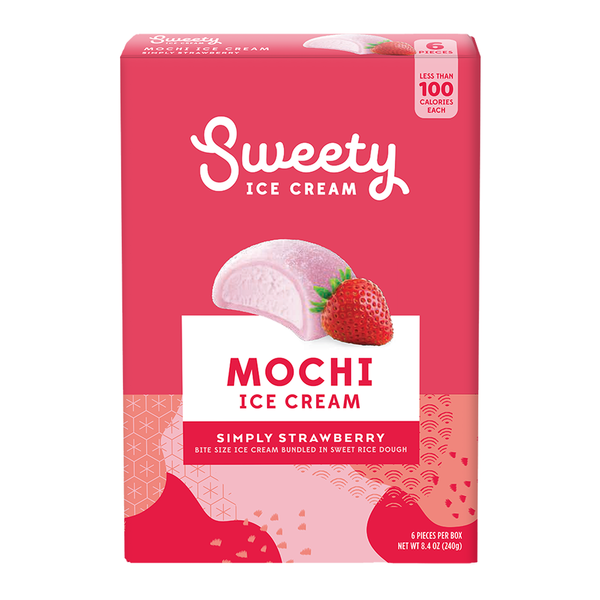 Sweety Ice Cream Simply Strawberry Mochi Ice Cream Same-Day