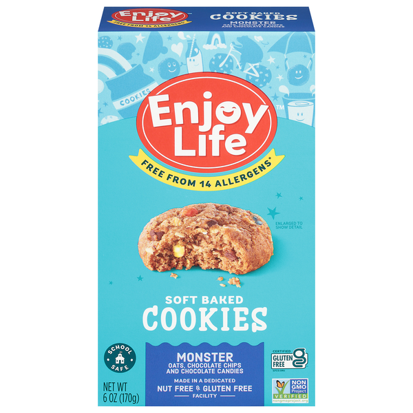 Enjoy Life Foods Monster Soft Baked Cookies Same-Day Delivery or