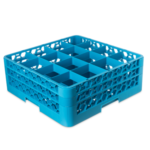 Glass Rack, 16 Compartment - 1 Ea
