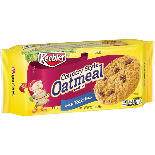 Keebler Cookies Original With Raisins 10 1 Oz Instacart