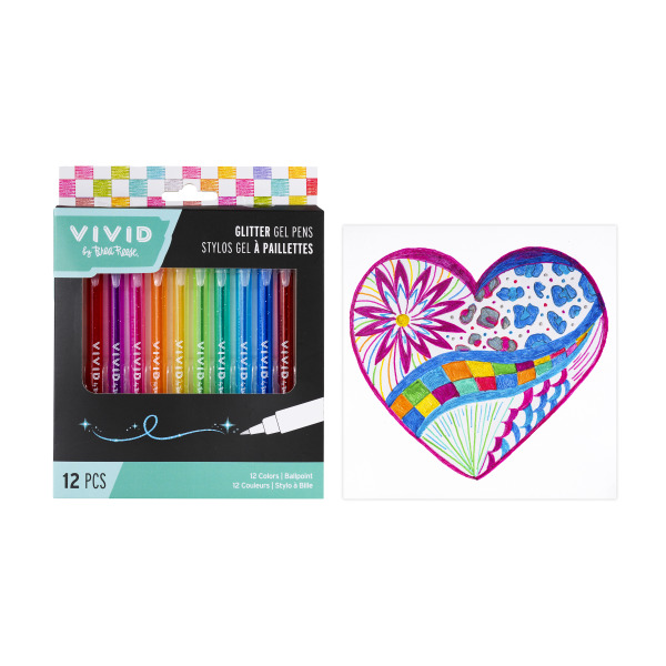Brea Reese Vivid Glitter Gel Pens - Assorted Colors