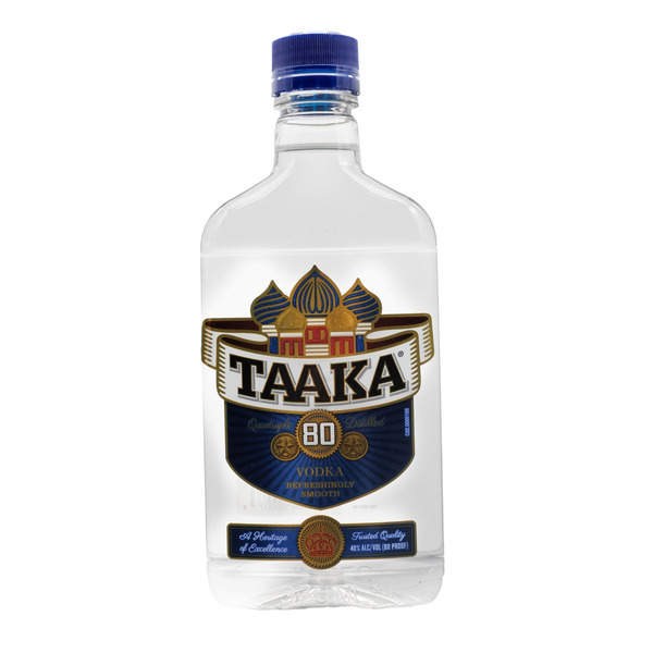 Taaka Vodka 375ml – 80 Proof (ABV 40%) Same-Day Delivery or Pickup
