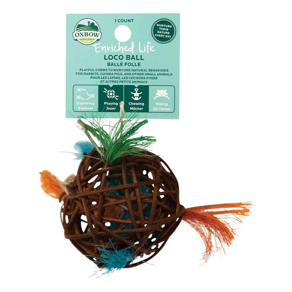 Oxbow Enriched Living Loco Ball Small Animal Toy