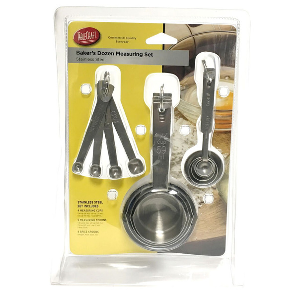 Tablecraft - Baker's Dozen Measuring Set Spoons