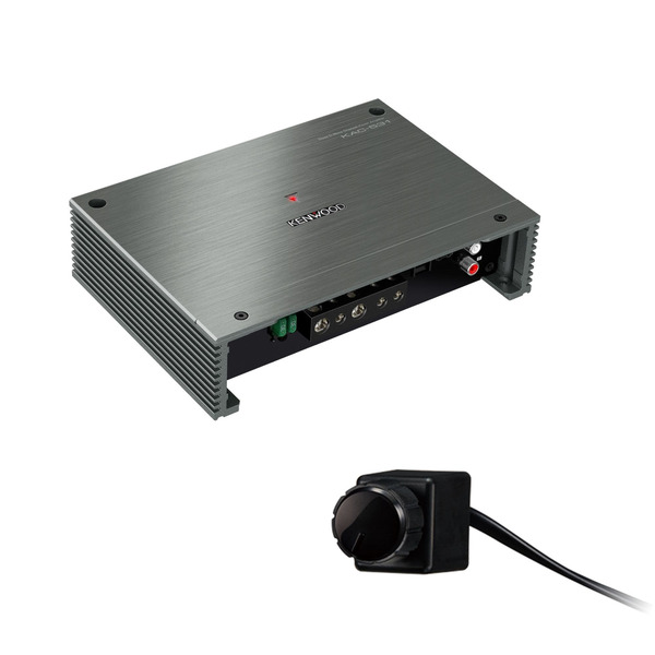 Kenwood Class D Digital Mono Amplifier With Variable Low-Pass Crossover - Black