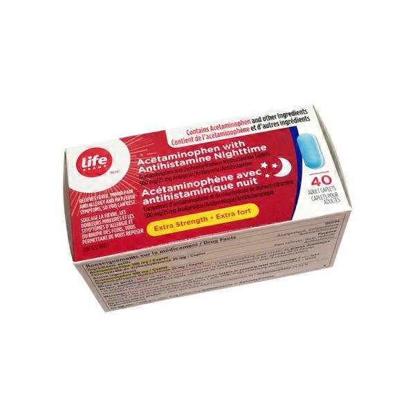 Life Brand Acetaminophen 500mg Caplets (each) Instacart