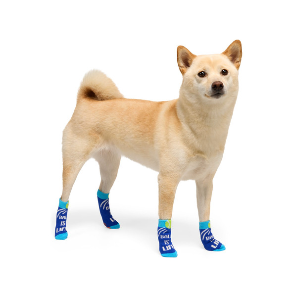 Youly Ball Is Life Dog Socks, Small/Medium