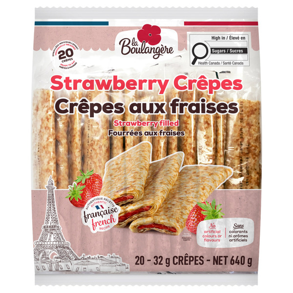 La Boulangere Strawberry Filled Crêpes