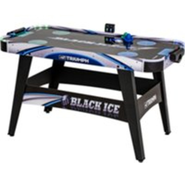 Triumph Black Ice Air Hockey Table, 4.5 ft - Black & Multi