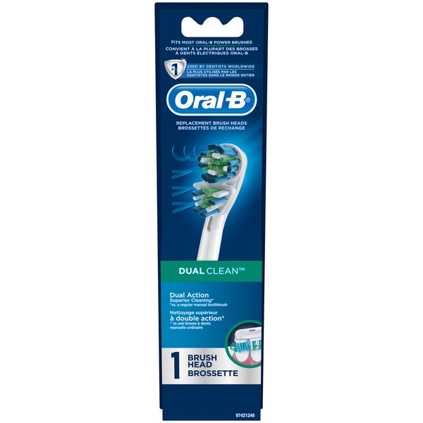OralB Dual Action OralB Dual Clean Replacement Electric Toothbrush