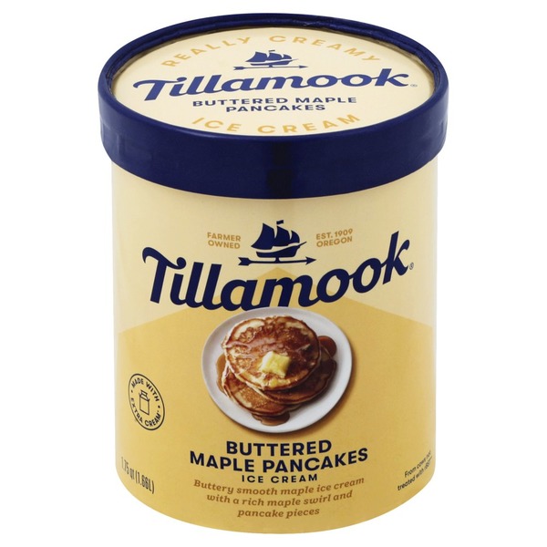 Tillamook Buttered Maple Pancakes Ice Cream (1.75 qt) Instacart