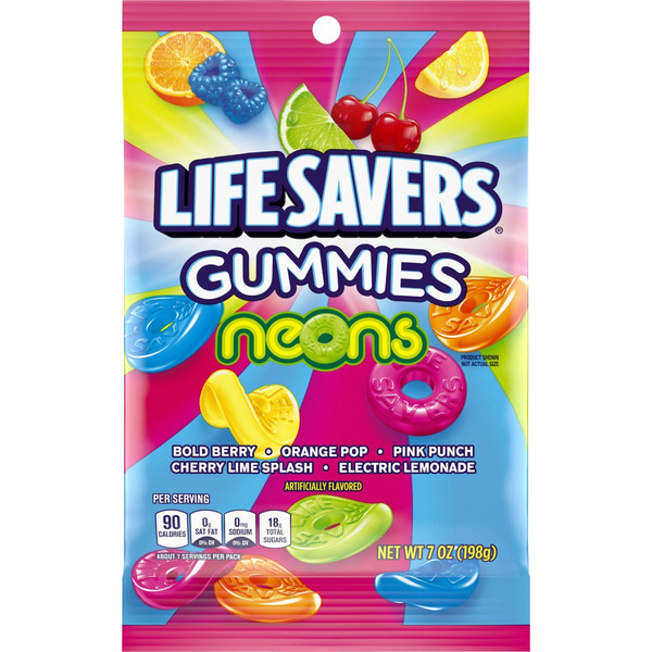 LifeSavers Gummies Neons, 7 oz, 12 Ct