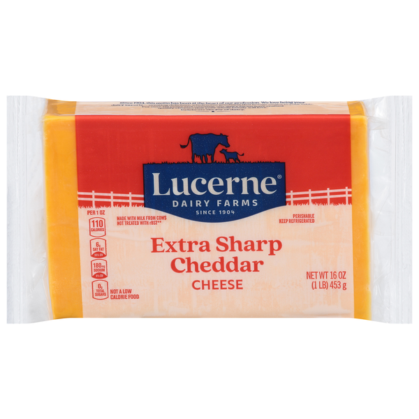 Lucerne Cheese, Extra Sharp Cheddar