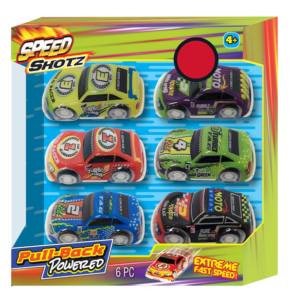 Dollar Tree Speed Shotz Pull Back Race Car Set Same-Day Delivery