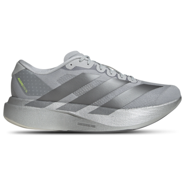 adidas Men's Adizero EVO SL Running Shoes, Size 11, Medium/D Width - Silver Metallic